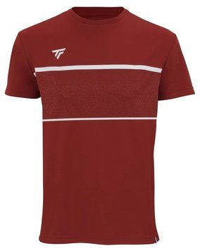 Мужская футболка Tecnifibre Team Tech &mdash; кардинал ST91362 фото
