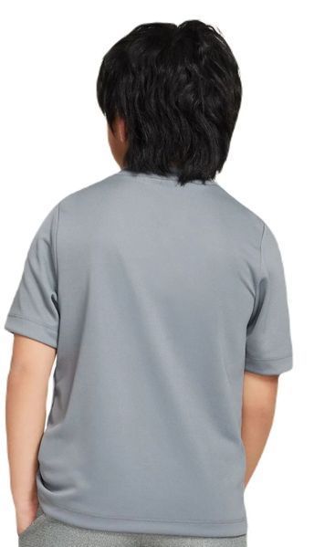 Тренувальний топ Nike Boys Dri-Fit Multi+ Training Top - димчасто-сірий/білий ST93408 фото