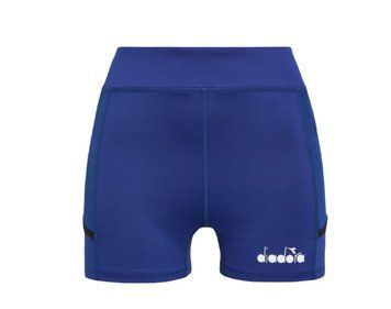 Diadora L. Short Tights Жіночі шорти Pocket - синій принт ST89721 фото
