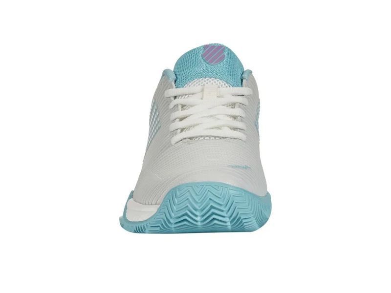 Жіночі кросівки K-Swiss Hypercourt Express 2 HB - блискучий білий/блакитний/прозорий бузковий ST85969 фото