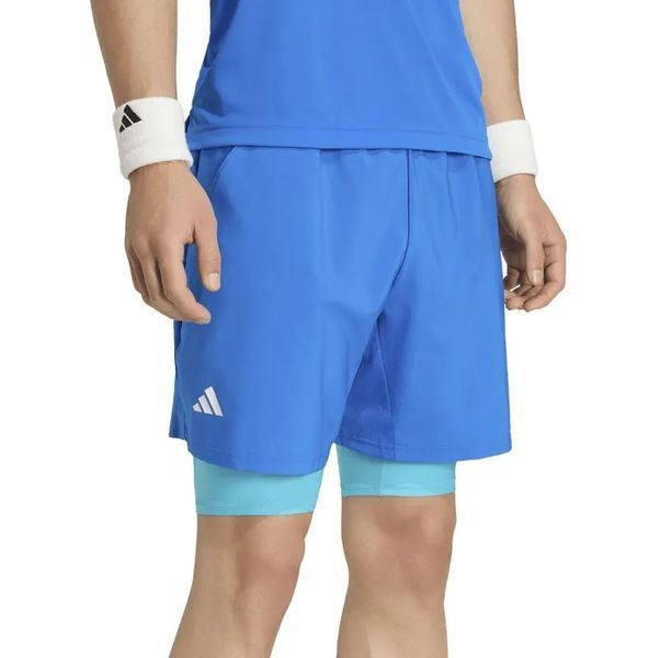 Мужские шорты Adidas Club 2in1 - слава синий ST111631 фото