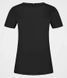 Жіноча футболка Le Coq Sportif ESS Tee SS Col V No.1 W - чорна ST85863 фото 2