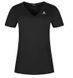 Жіноча футболка Le Coq Sportif ESS Tee SS Col V No.1 W - чорна ST85863 фото 1