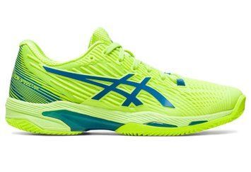 Женские кроссовки Asics Solution Speed ​​FF 2 Clay - опасный зеленый/реборн синий ST91459 фото