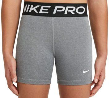 Шорти Nike Pro 3in для дівчаток - карбон верес/білий ST78189 фото