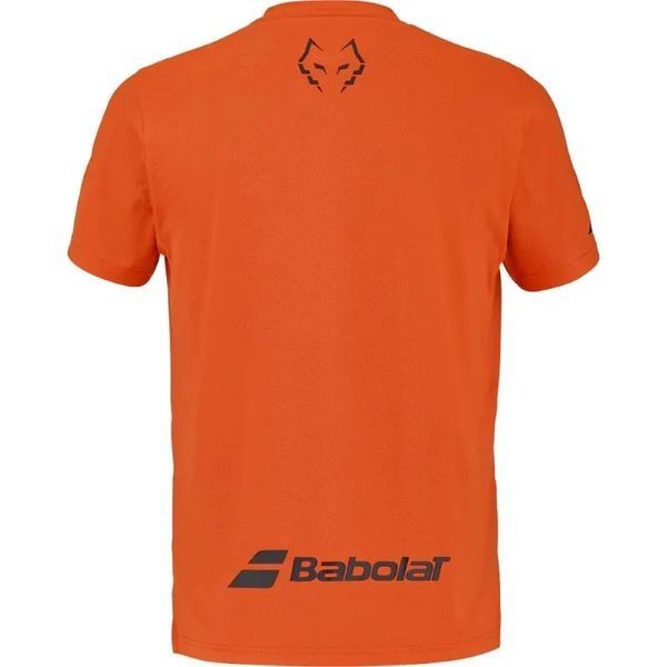 Мужская футболка Babolat Crew Neck Lebron - красно-оранжевая ST110968 фото