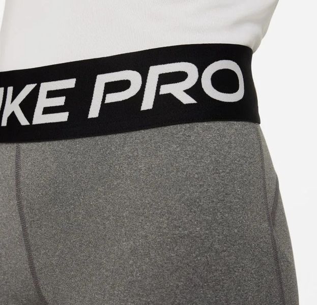 Шорты для девочек Nike Kids Pro Dri-Fit 5 дюймов &mdash; карбоновый вереск/белый ST96634 фото