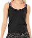Женский топ Lucky in Love Neon Lights Let It Glow Bralette Cami - черный ST87702 фото 1