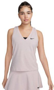 Жіноча майка Nike Court Dri-Fit Victory Tank - платиново-фіолетовий/чорний ST94953 фото