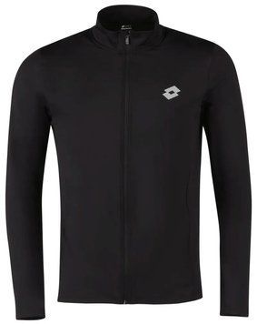 Чоловічий світшот Lotto Running Sweat Full Zip - повністю чорний ST93808 фото