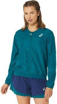 Женская толстовка Asics Nagino Tennis Bomber - насыщенный бирюзовый цвет ST96084 фото