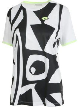 Футболка для мальчика Lotto Top Ten B III Tee PRT 2 PL - ярко-белая ST80245 фото