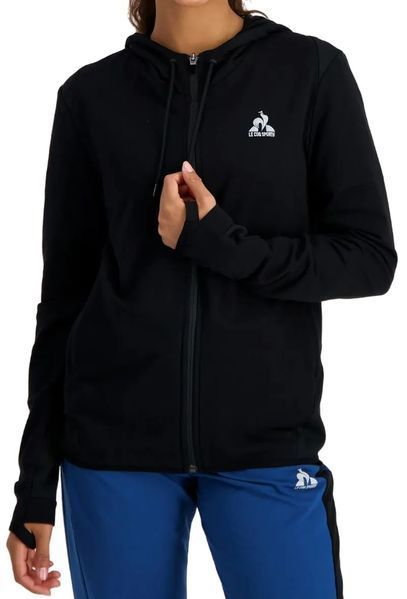 Жіноча толстовка Le Coq Sportif Training LF Full Zip Hoody N&deg;3 W - чорна ST97525 фото