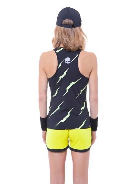 Hydrogen Thunder Tank Top Woman - чорний/жовтий флуо ST76332 фото