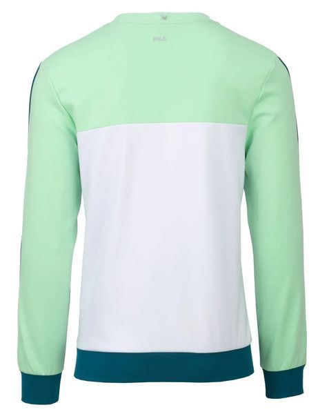 Мужская толстовка Fila Sweater Manu - зелено-ясень ST83031 фото