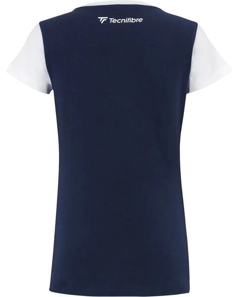 Жіноча футболка Tecnifibre Club Tee W - темно-синя ST79883 фото