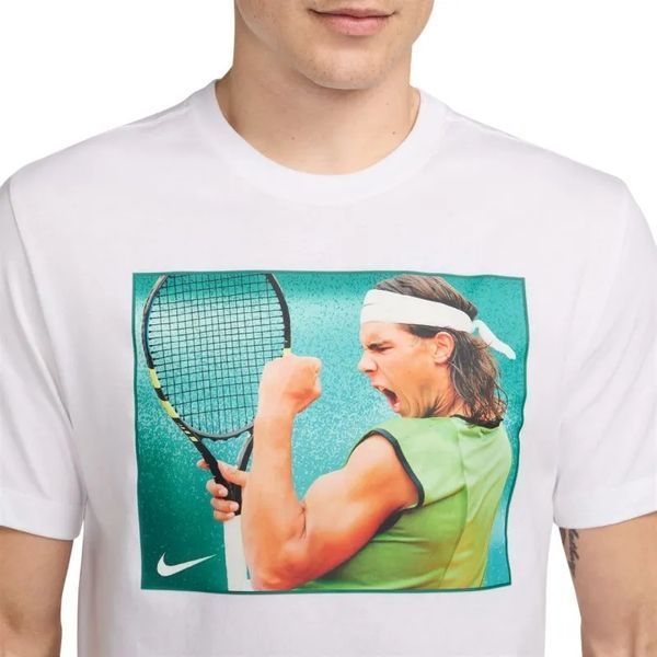Чоловіча футболка Nike Court French Open Limited Edition RAFA - біла ST97519 фото