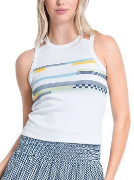 Жіноча майка Lucky in Love Cool Urbana Finish Line Tank - біла ST92593 фото