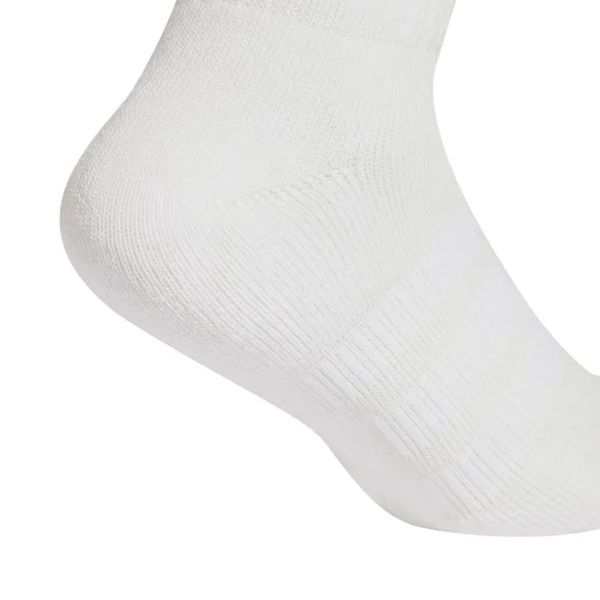 Носки Adidas Cushioned Sportswear Ankle Socks 3P - белый/белый/черный ST111626 фото