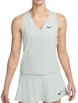 Женская футболка Nike Court Dri-Fit Victory Tank - светло-серебристый/черный ST88227 фото