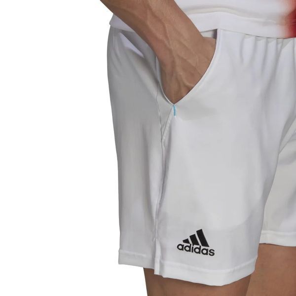 Мужские шорты Adidas Melbourne Shorts M - белый/черный ST81293 фото
