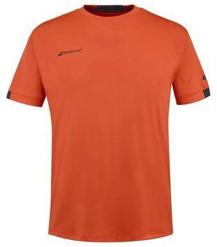 Чоловіча футболка з круглим вирізом Babolat Play - fiesta red ST96411 фото