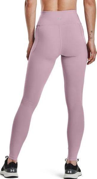 Жіночі легінси Under Armour UA Meridian до щиколотки - лілово-рожевий/сріблястий металік ST78966 фото