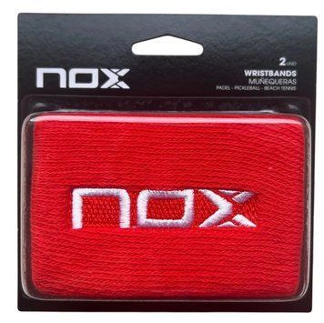 Тенісний браслет NOX Sport Wirstband 2P - червоний/білий ST107428 фото