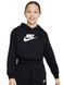 Світшот для дівчаток Nike Sportswear Club Fleece Crop - чорно-білий ST93586 фото 1