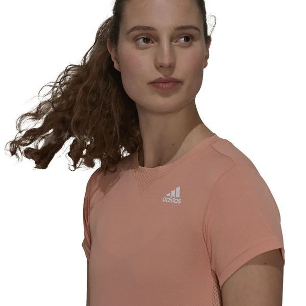Жіноча футболка Adidas HEAT.RDY Tee W - ambient blush/black ST78647 фото