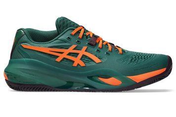 Чоловічі черевики Asics Gel-Resolution X Padel - коштовний зелений/енергетичний помаранчевий ST112530 фото
