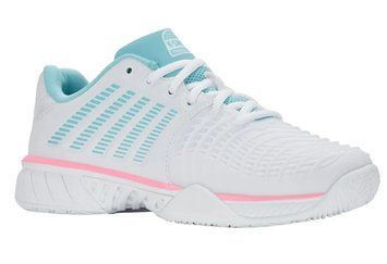 Жіночі черевики K-Swiss Express Light 3 Padel - білий/м'який неоново-синій/неонова гумка ST111757 фото