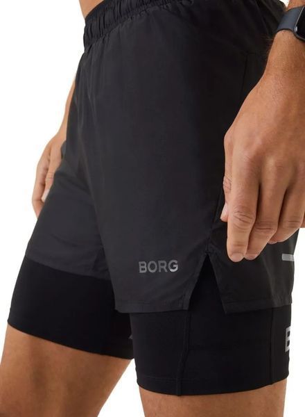 Bj&ouml;rn Borg Running Shorts 2-1 - чорна краса ST92819 фото