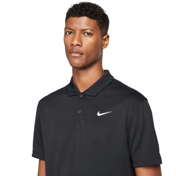 Мужская однотонная футболка-поло Nike Court Dri-Fit ST82676 фото