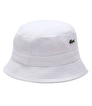 Кепка-ведро Lacoste из органического хлопка &mdash; белая ST95234 фото