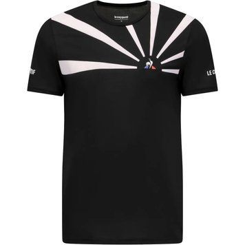 Мужская футболка Le Coq Sportif TENNIS Tee SS 20 No.2 M - черная ST72700 фото