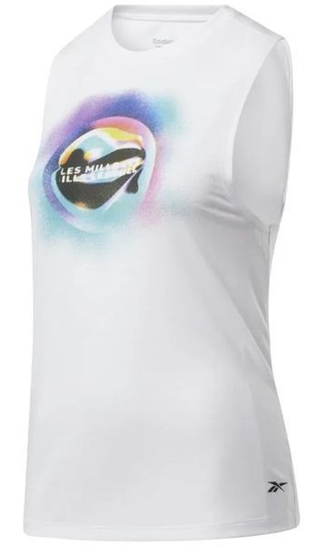 Женская футболка Reebok LM Graphic Muscle Tank W - белая ST78577 фото
