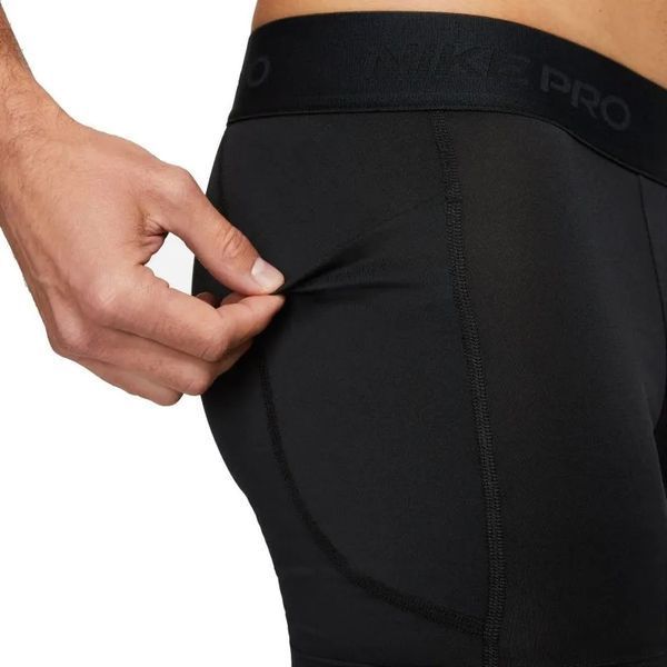 Компресійний одяг Nike Pro Dri-Fit Brief Shorts - чорно-білий ST94254 фото