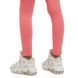 Штани для дівчаток із завищеною талією Nike Kids Sportswear Favorites - морський корал/білий ST90771 фото 3