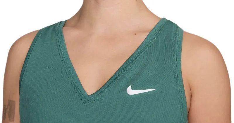 Женская футболка Nike Court Dri-Fit Victory Tank - бикостал/белый ST97042 фото