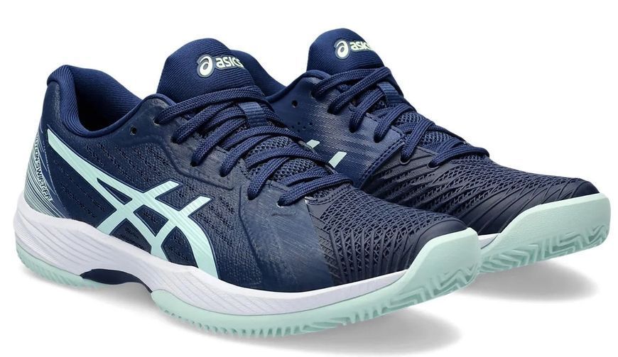 Женские кроссовки Asics Solution Swift FF Clay - синий простор/бледно-синий ST94450 фото