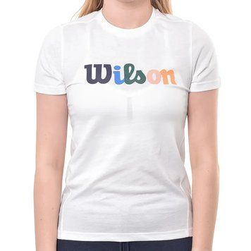 Женская футболка Wilson Heritage - ярко-белая ST90144 фото