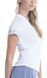 Lucky in Love Жіноча футболка All About Ikat Stripe Short Sleeve Top - біла ST92609 фото 2