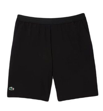 Мужские теннисные шорты Lacoste Sweatsuit Ultra-Dry Regular Fit - черные ST95260 фото