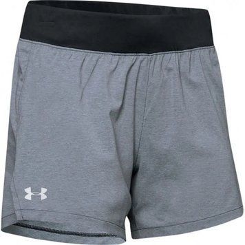 Женские длинные шорты Under Armour UA Launch SW Go - черный, полностью вересковый/черный ST78985 фото