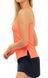 Lucky in Love Laser Novelty Technology Feeling Lucky Racerback Tank жіночий топ - корал ST82216 фото 2