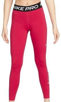 Жіночі легінси Nike Pro Dri-Fit Tight Hi Rise - містичний гібіскус/чорний/білий ST82624 фото