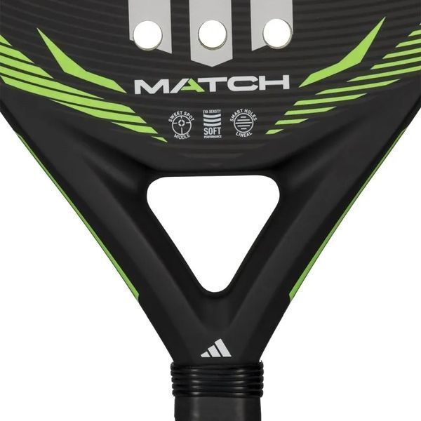 Ракетка для падела Adidas Match 2026 - черный/зеленый ST107799 фото