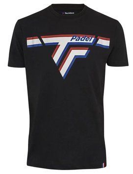 Чоловіча футболка Padel Tecnifibre - чорна ST92474 фото