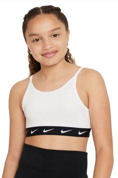 Бюстгальтер для дівчат Nike Girls Dri-Fit One Sports - білий/чорний ST92527 фото